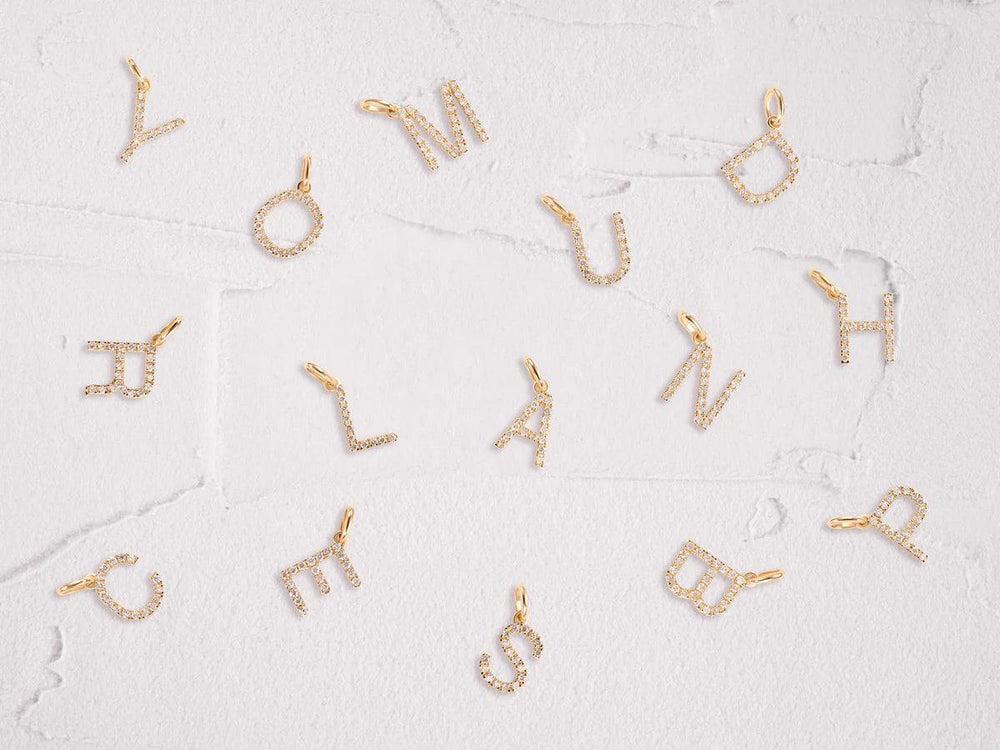 Letter necklaces - Necklace Lala Diamonds and Jewelry